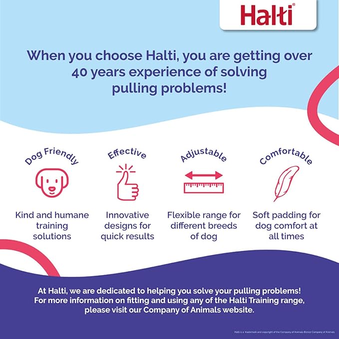 Halti Headcollar - Stop Your Dog Pulling on The Leash. Adjustable, Reflective and Lightweight, with Padded Nose Band. Dog Training Anti-Pull Collar for Large Dogs (Size 4, Deep Walnut)