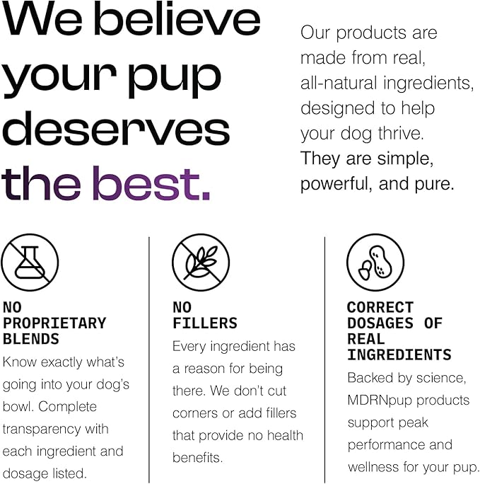 MDRNpup® Unique Dog Treats, Human Grade and All-Natural, Only Three Ingredients, High Protein - Amino Acids, Nothing Artificial, Soft Baked in The USA (13.2 Ounce, Whey Isolate Protein)