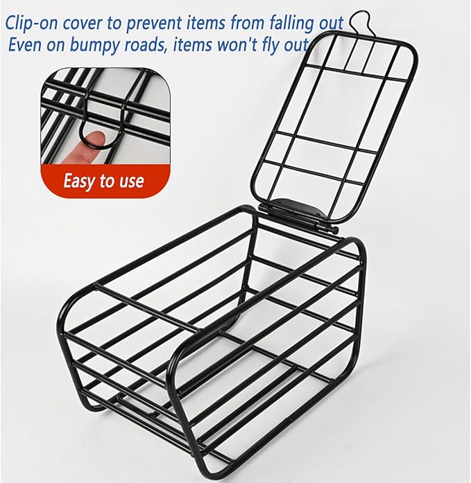 Dog Carrier for Bike,Pet Carrier for Bike,Easy Install/Remove Pet Bicycle,for Commute Safety Walking Travel Outdoor Family Cycling Cats