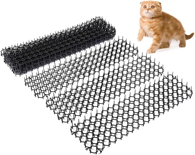 Cat Anti-Digging Pad, 13x49cm Cat Scat Mat Stopper for Home (Black)