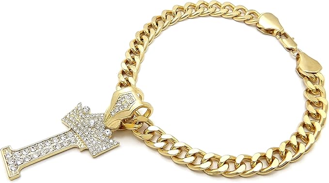 Initial Letter Cuban Chain Dog Chain Pet Chain Pet, Cat, Puppy Necklace (I, 26")