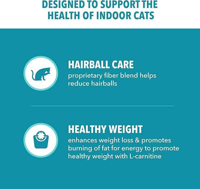 IAMS Proactive Health Dry Cat Food, Indoor Weight and Hairball Care Cat Food Dry Recipe, with Salmon, 16 lb. Bag