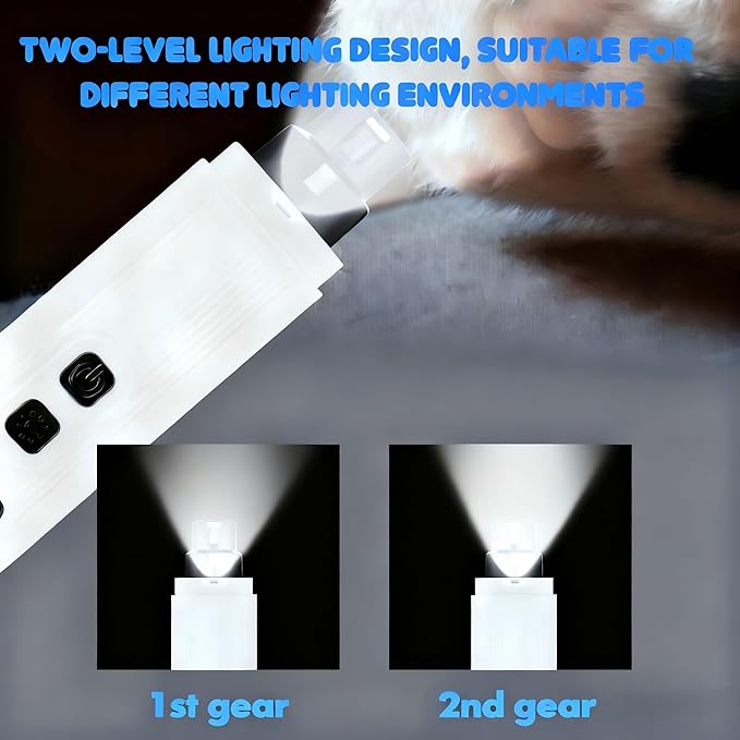 Silent Groom Pro Pet Nail Grinder| Low Noise Quiet Claw Trimmer for Dogs, Cats and Other Animals | Safe & Stress Free Nail Grooming, Ideal for Sensitive Dogs of All Breeds & Sizes (Black)