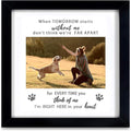 KCRasan Pet Memorial Picture Frame, Sympathy Loss Gift, Dog Cat Remembrance Keepsake Tribute