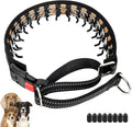 Mayerzon Martingale Collar for Dogs, No Pull Dog Collar with Reflective Strip for Small Medium Large Dogs, Anti Pulling Dog Collar with Buckle for Walking Training, Safe for Night Walk(Black, S)