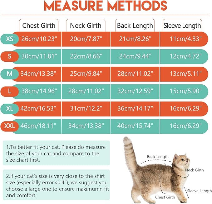 Sticky Cat Clothes Stretchy, Sphynx Hairless Sweater & Pajamas for Cats only, Soft Cat Onesie for Cats After Surgery Female Male & Hair Loss Prevention, Orange XL