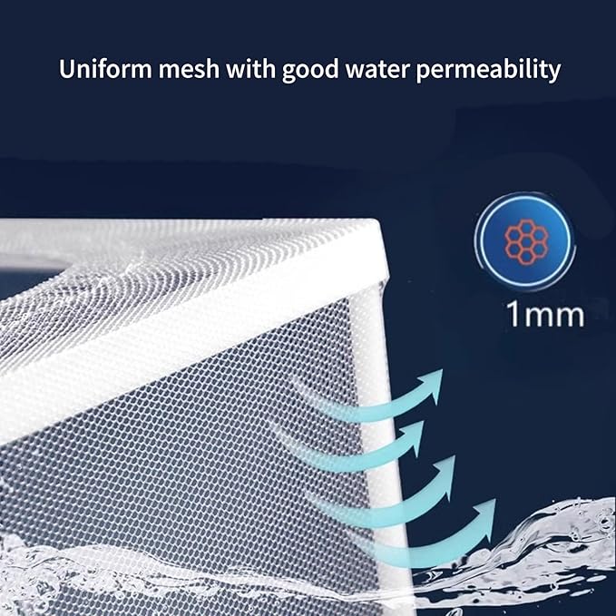 2PCS Protective Aquariums Breeding Cage Netting Nursery Tanks with Suction Cup for Fry Rearing and Secure Observation Spawning Box for Aquariums Fish