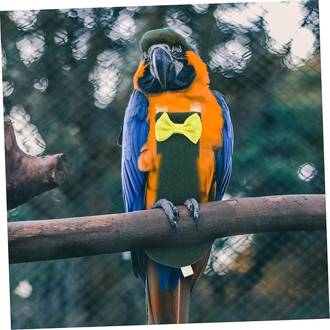 MERRYHAPY Bird Diaper Washable Flight Suit for Small Birds Parrot Clothing Protector Parakeet Diapers for Parrots Pigeons