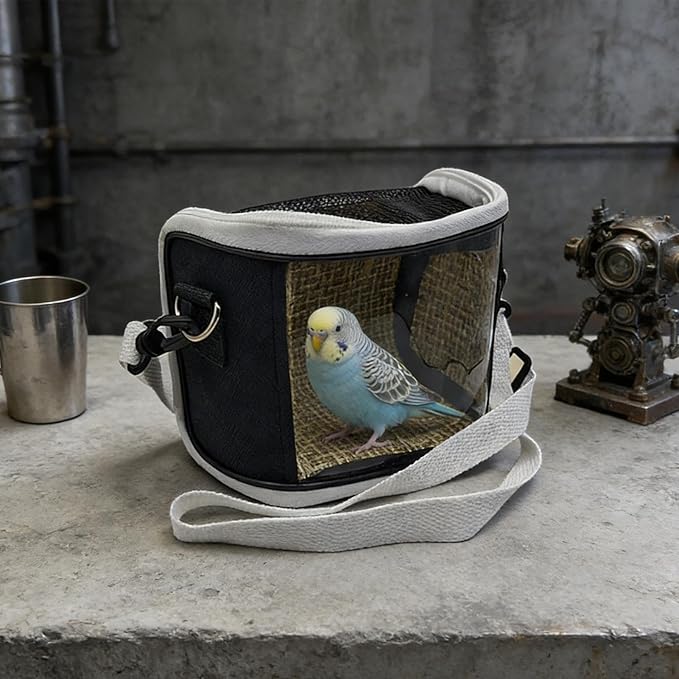 Bird Carrier – Lovebirds Outdoor Carrying Pouch | Breathable Cockatiel Carrier For Macaw, Budgies, And Small Birds, Ideal For Vet Visits, Short Trips, Walking, Travel, Pet Parents, Animal Lovers, Trai