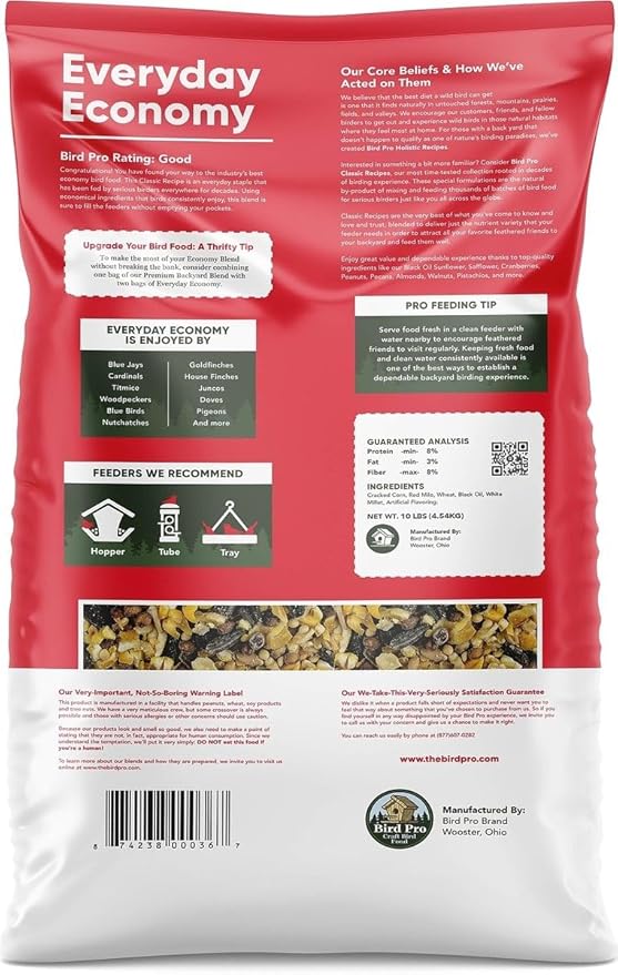 Classic Bird Seed (10 Pounds, Everyday Economy)