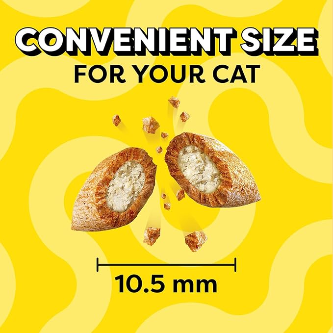 Temptations Cat Treats Classic Crunchy and Soft Cat Treats Variety Pack,6.3 oz. Pouches,(Pack of 12)