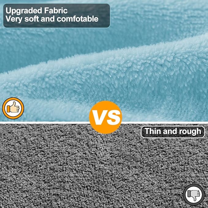 Medium to Large Size Dog Bathrobe, Quick Drying Super Absorbent Used for After Bathing, Warm Dog Towels, Adjustable Hoodies and Belts for Pet Dogs Bath Clothes Products (Blue, 2XL)