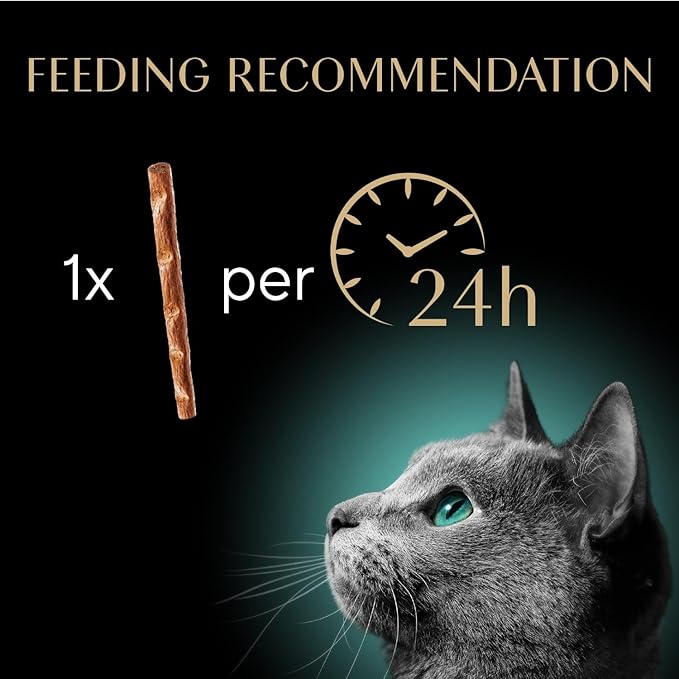 Sheba Meaty Tender Sticks Chicken Cat Treats, Salmon Flavor, Cat Snacks, 0.14 oz., 5 Count, Pack of 10 (50 Sticks Total)