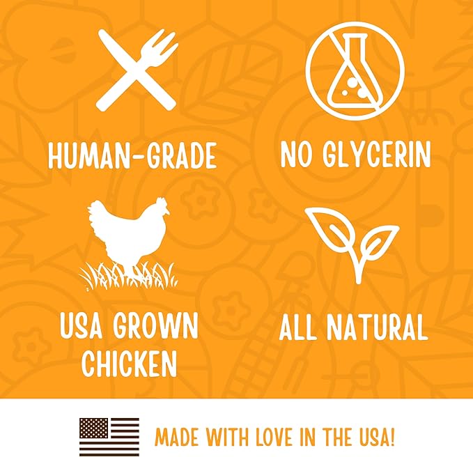 Full Moon Dog Treats, Chicken Sticks | Human Grade | All Natural | 16 Ounce | Pack of 2