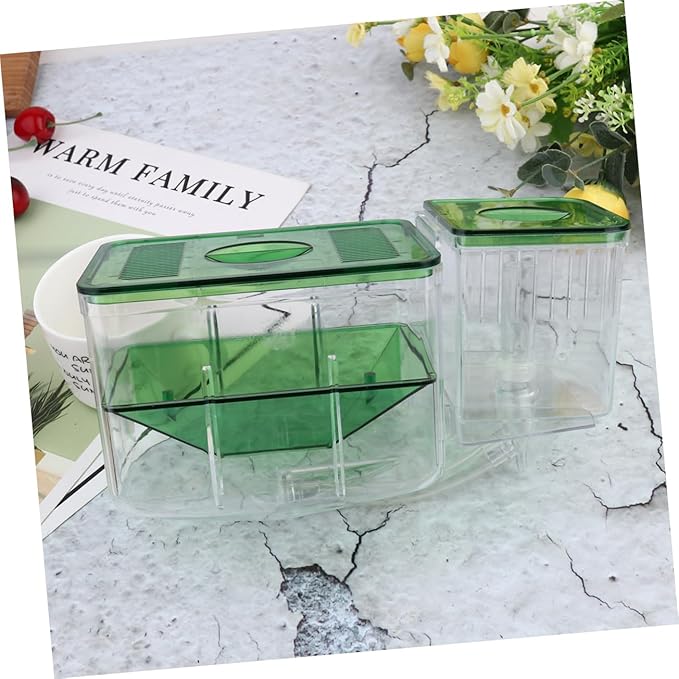 Aquarium Breeding Tank Transparent Acrylic Isolation Box for Fish Fry Protection and Nursery Self Guided Incubator Fish Tank Breeder Case for Home Aquariums Prevent and Survival