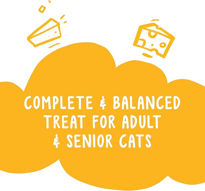 Purina Friskies Party Mix Cat Treats, Cheezy Craze Crunch, Blend of Cheddar, Swiss & Monterey Jack, Cat Treats Made with Real Cheese, 20-Ounce Canister (Pack of 4)