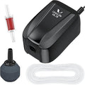 Uniclife Aquarium Air Pump Dual Outlet Fish Tank Aerator with Accessories for 5-200 Gallon Tank