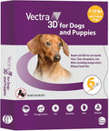 Vectra 3D for Dogs Flea, Tick & Mosquito Treatment & Prevention for Extra Small Dogs (5-10 lbs), 6 month supply