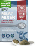 FOUR LEAF ROVER Meat Mixer - Premium Dog Food Base Mix for Homemade Dog Food - Easy to Prepare, Serve Cooked or Raw, with Grass-Finished Beef and Organic Greens - Grain Free 2.73 lbs