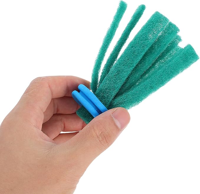 Sewroro 10pcs Fish Spawning Mops: Floating Egg Collector for Aquarium Tanks - Soft Sponge Breeding Grass for Fry Protection and Fish Farming Supplies