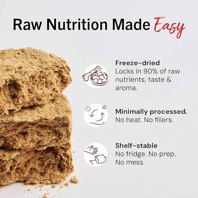 Stella & Chewy's Freeze-Dried Raw Dinner Patties - Chicken Recipe - High Protein Grain-Free Puppy & Dog Food - Perfect for Picky Eaters - 25 oz,(Pack of 2)