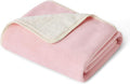 Bedsure Waterproof Dog Blankets for Small Dogs - Small Cat Blanket Washable for Couch Protection, Sherpa Fleece Puppy Blanket, Soft Plush Reversible Throw Furniture Protector, 25"X35", Pink