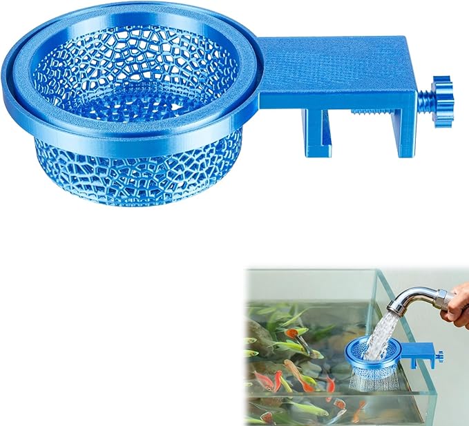 Aquarium Water Change Diffuser, Spill-Free Tool for Rimless & Rimmed Fish Tanks, Protects Substrate & Plants, Safe for Fish and Shrimp (Regular)