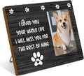 IAXIC Pet Memorial Gifts for Dogs, Cat Loss Of Cat, Sympathy Gift Picture Frame, Gifts, Remembrance Dog Photo Frame Wall Desk Shelf Table Decor