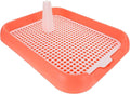 Mesh Dog Toilet Tray Indoor Puppy Potty Trainer Anti-Slip Dog Pee Tray Lightweight Durable 6.9X5.5 Inch for Easy Cleaning and Training