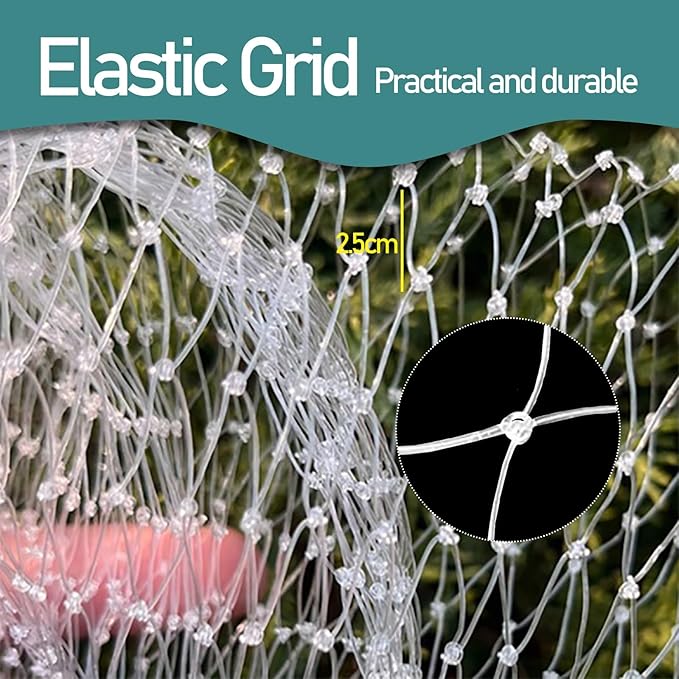 Cat Escape Proof Net - Heavy Duty Polyethylene Wire Mesh for Windows, Balcony & Outdoor Enclosures(8 * 3m)