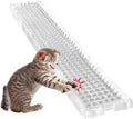 50 Pack Scat Mat for Cats - 3.3 x 16.7 Inch Cat Deterrent Mat to Keep Cats Out of Yard Permanently, Dog and Cat Spikes Mat with 0.5 Inch Sturdy Design Spike for Cat Pee Deterrent
