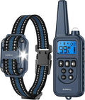 Dog Training Collar with 7 Training Modes, 4200Ft Remote Electronic Dog Shock Collar, Electric Shock Collar for Small Medium Large Dogs,Dark Blue