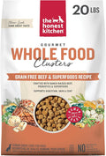 The Honest Kitchen Human Grade Whole Food Clusters Dry Dog Food - Grain Free Beef, 20 lb Bag