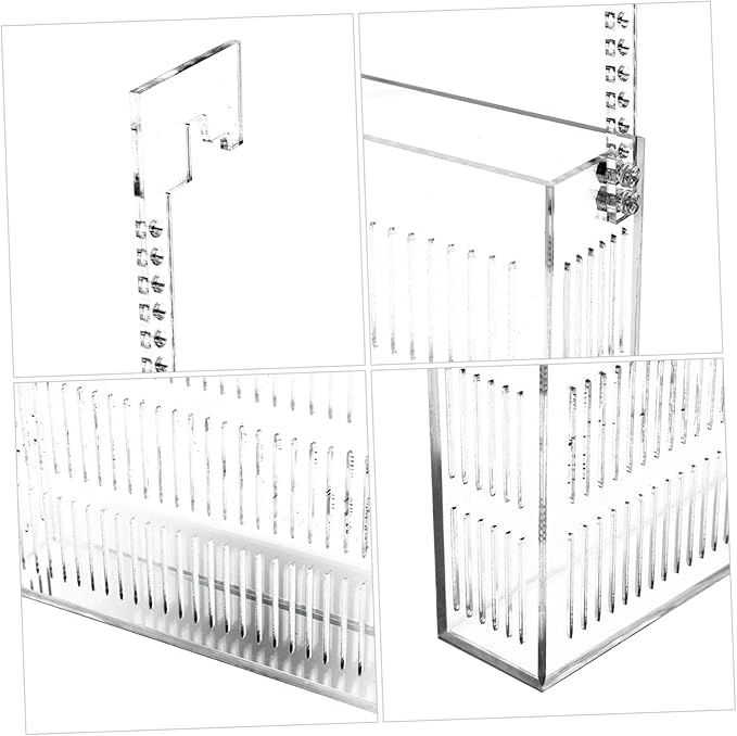 Hanging Fish Breeding Box Isolation Tank for Aquarium Fry with Hook Design Lightweight Portable Fish Tank Accessory for Improved Newborn Survival
