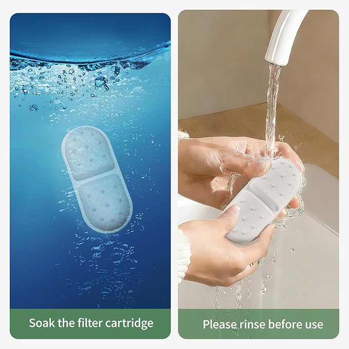 1 Pack Replacement Filter/Sponge - individually packaged-Applicable to Cat Water Fountain Stainless Steel 108oz/3.2L, APAUK Automatic Pet Fountain Dog Water Dispenser