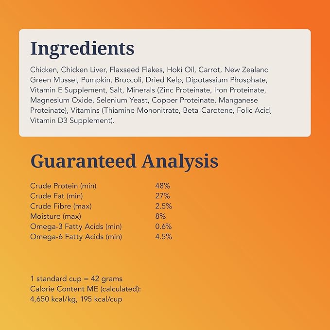 K9 Natural - Grain Free Freeze Dried Dog Food Topper - Chicken, 3.5oz