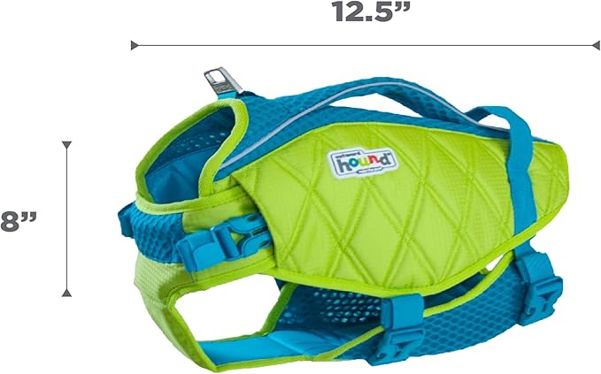 Outward Hound Standley Sport Green Performance Dog Life Jacket, Small