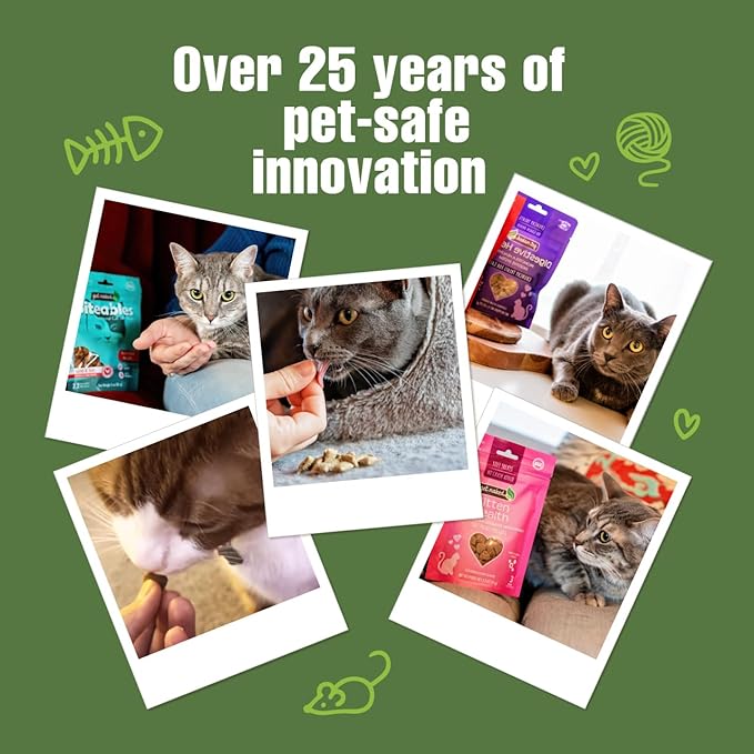 Get Naked Digestive Health Crunchy Cat Treats 6oz - Chicken Flavor, Grain-Free Cat Probiotics for Indoor Cats, Supports Healthy Digestion, Dental Health & Immunity, Made in The USA