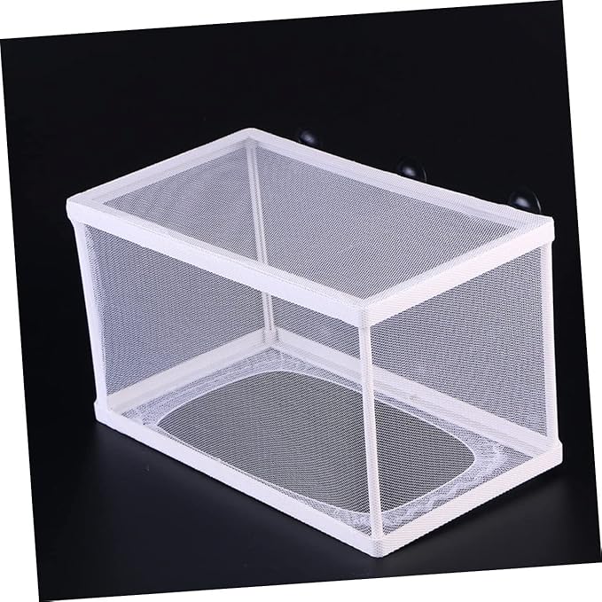 3pcs Fish Breeder Isolation Box for Aquariums Large Capacity Mesh Hatchery Cups Design for Easy Observation Easy to Clean Fish Breeding Tank