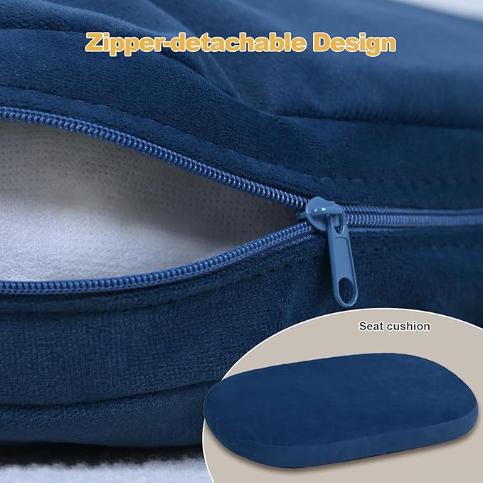 27'' Pet Sofa Bed for Small Dogs and Cats with Soft Cushion, Removable Cover, Anti-Slip Pads, Blue