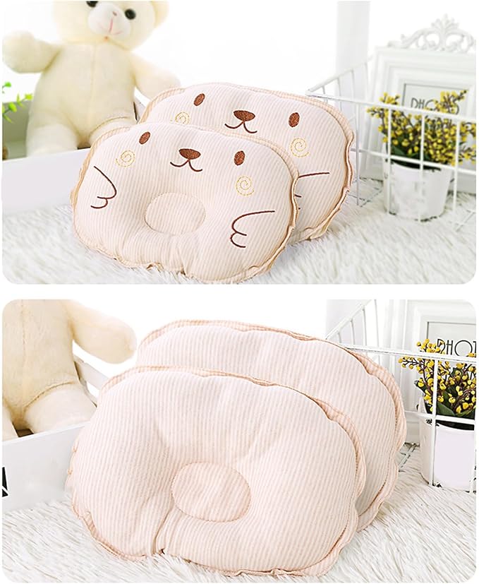 Pet Sleeping Pillow, Soft Cotton Core Breathable Cushion for Small Dogs and Cats, Cute Pattern Machine Washable Pet Bed