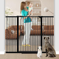 40.5" Tall Baby Gate 40.9-54.7" Wide No Drilling Tall Pet Gate Cat Gate Extra Wide Baby Gate Safety,Extra Narrow Auto-Close for Indoor Stairs, Doorways, and Kitchen
