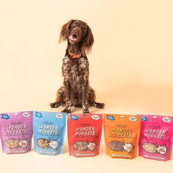 Polkadog Wonder Nuggets Soft & Chewy Dog Treats - Turkey & Cranberry, All Natural, Limited Ingredient, Premium Training Treats for All Breeds, Great for Allergies, Made in USA - 10oz