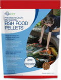 Aquascape Premium Color Enhancing Fish Food for Small to Medium Koi and Other Pond Fish, Medium Pellet, 2.2 Pounds | 98874