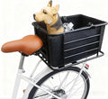 Pet Bike Carrier for Rear Rack – Dog Bicycle Seat with Soft Removable Liner, High Walls, Bolted Mount, Fits Bicycle/E-Bike/Motorcycle Racks