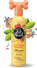 Pet Head Birthday Sparkle Dog Shampoo | Cotton Candy Scent | Shampoo for Dogs with Sensitive Skin | Dog Birthday Present | Vegan | Gentle Formula for Puppies | Made in USA | 10.1 fl. oz.