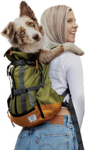 K9 Sport Sack Urban 3 - Large, Leafy - Ideal for Dogs with 20-22” Back Length - Dual-Use, Backpack-Style Carrier + Everyday Pack