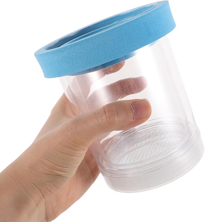 Happyyami 2pcs Fish Breeder Box Aquarium Isolation Box with Suction Cups Floating Acrylic Hatchery Incubator for Guppy Fry Betta Fish Tank Breeding Supplies