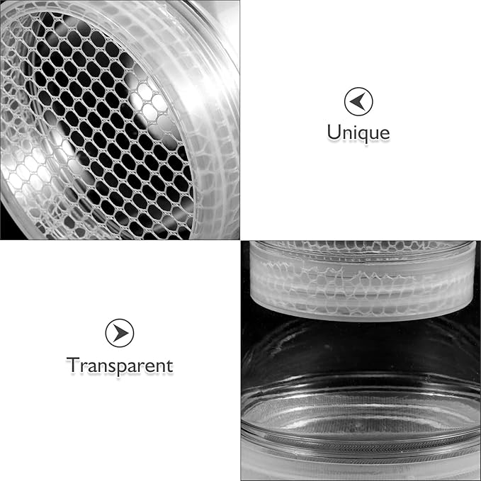 DOITOOL Floating Hatchery Box and Aquarium Breeder Isolation Box Plastic with Fine and Coarse Mesh Set, Small Size Floating Fish Breeding Incubator for Guppy Fry and Betta in Home