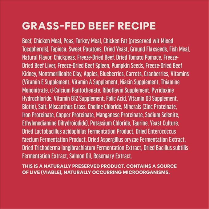 Instinct RawBoost, Natural Dry Dog Food with Freeze-Dried Pieces, High Protein, Grain-Free Recipe - Real Beef, 10 lb. Bag